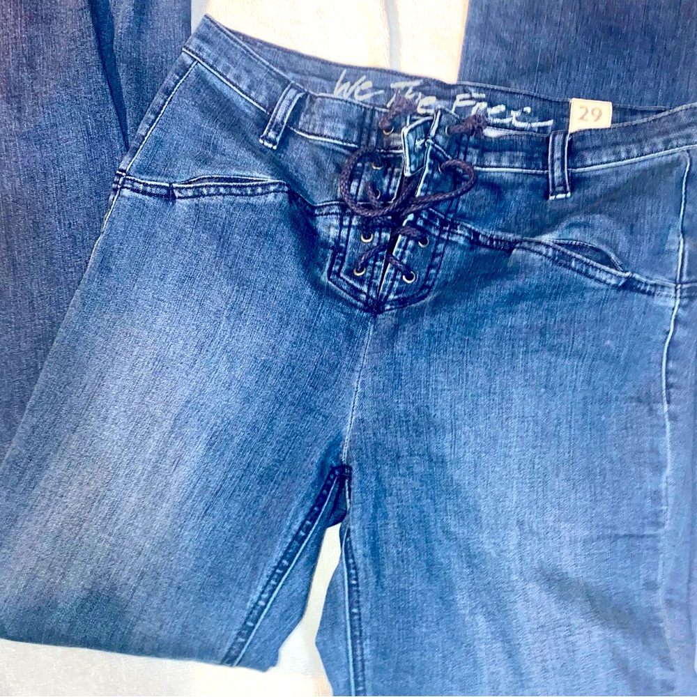 Free People Lace up Jeans NWOT